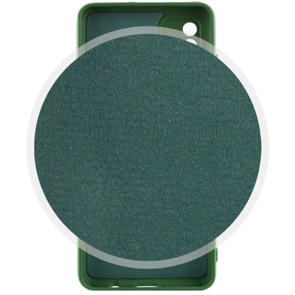 Чехол Silicone Cover Lakshmi Full Camera Dark Green для Xiaomi Redmi Note 12S