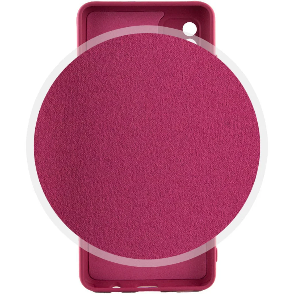 Чохол Silicone Cover Lakshmi Full Camera Marsala для Xiaomi Redmi Note 12S