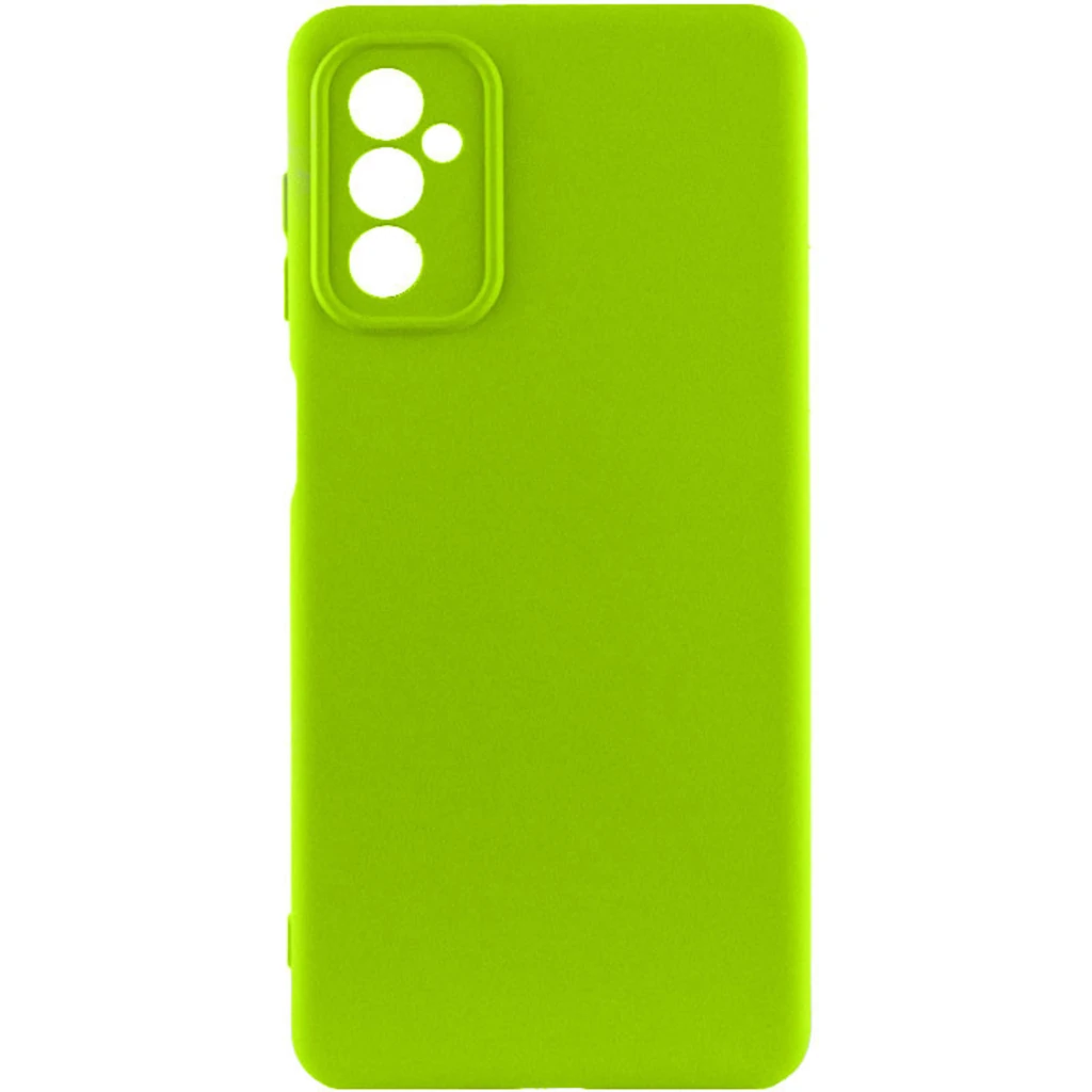 Чохол Silicone Cover Lakshmi Full Camera Neon Green для Samsung Galaxy M34 SM-M346