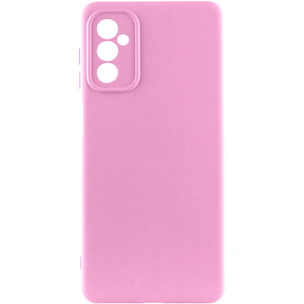 Чохол Silicone Cover Lakshmi Full Camera Pink для Samsung Galaxy M34 SM-M346