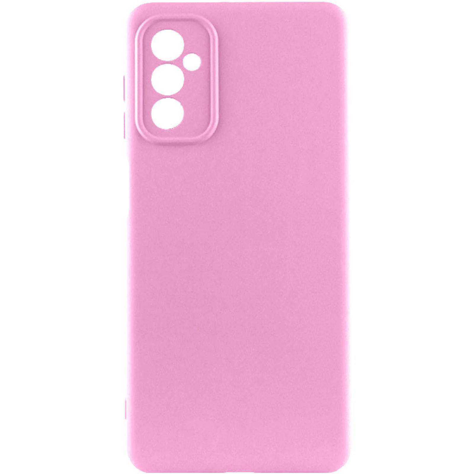 Чохол Silicone Cover Lakshmi Full Camera Pink для Samsung Galaxy M34 SM-M346