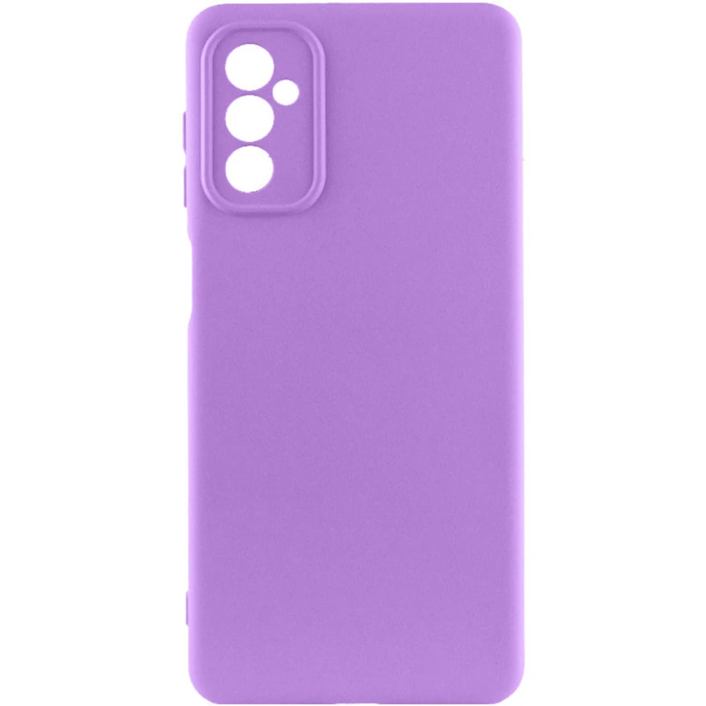 Чохол Silicone Cover Lakshmi Full Camera Purple для Samsung Galaxy M34 SM-M346