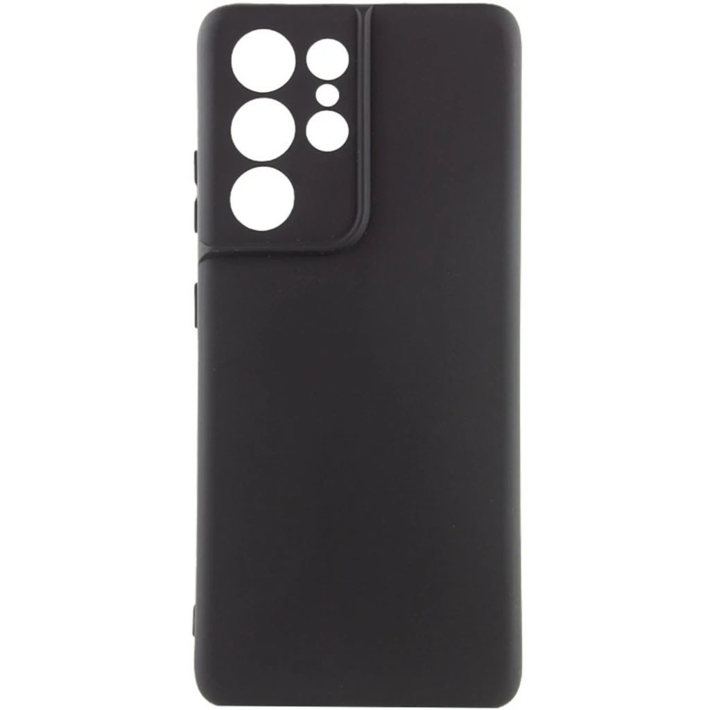 Чохол Silicone Cover Lakshmi Full Camera Black для Samsung Galaxy S23 Ultra SM-S918
