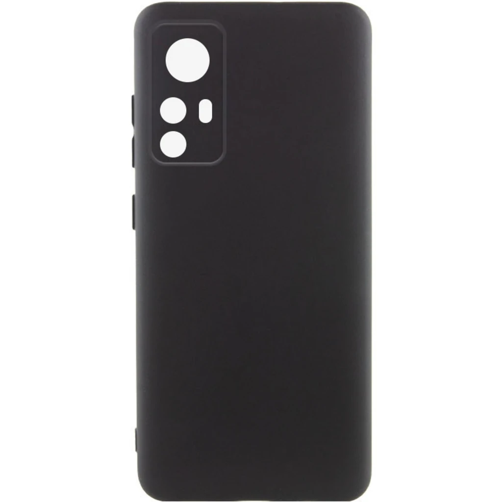 Чехол Silicone Cover Lakshmi Full Camera Black для Xiaomi 12T, Xiaomi 12T Pro