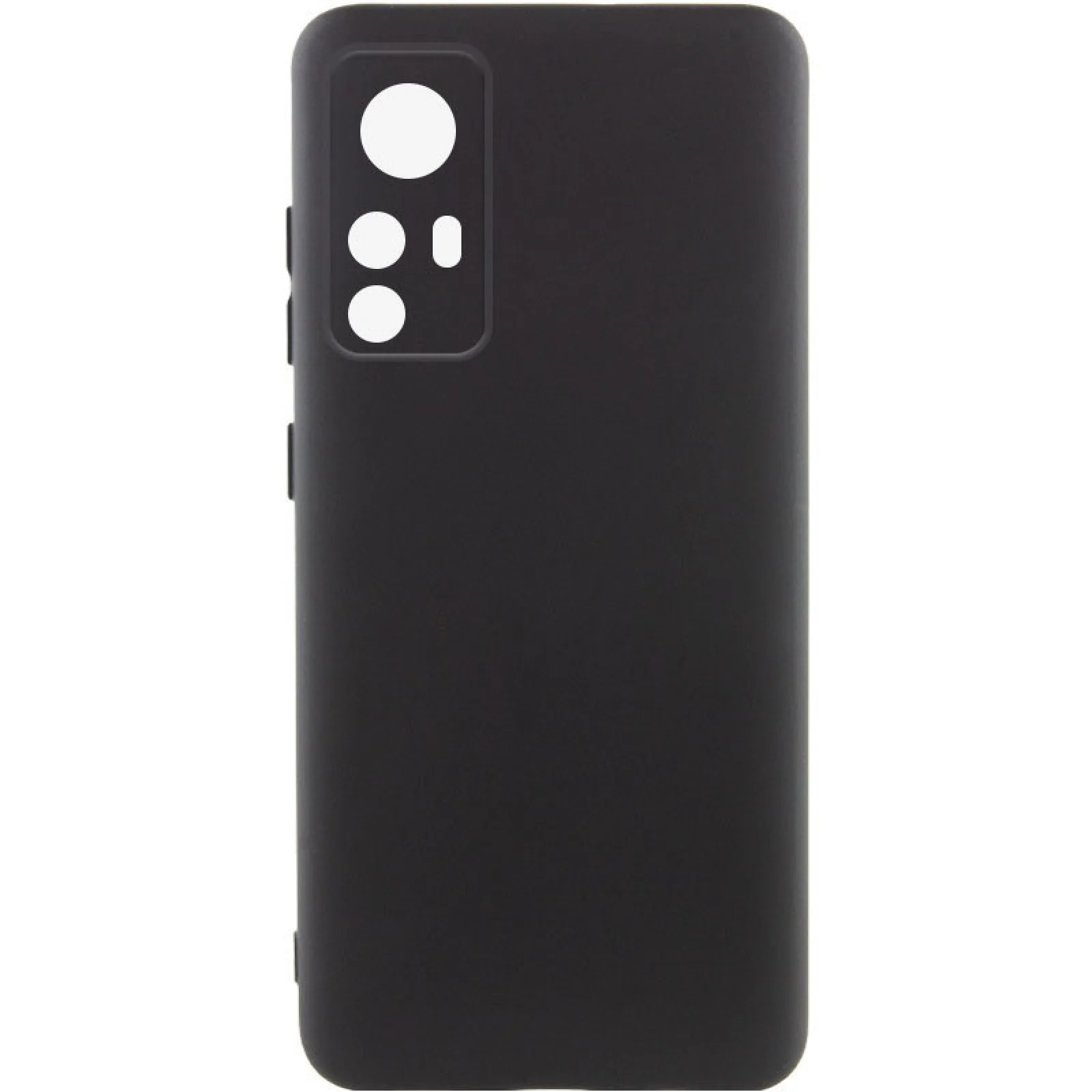 Чохол Silicone Cover Lakshmi Full Camera Black для Xiaomi 12T, Xiaomi 12T Pro
