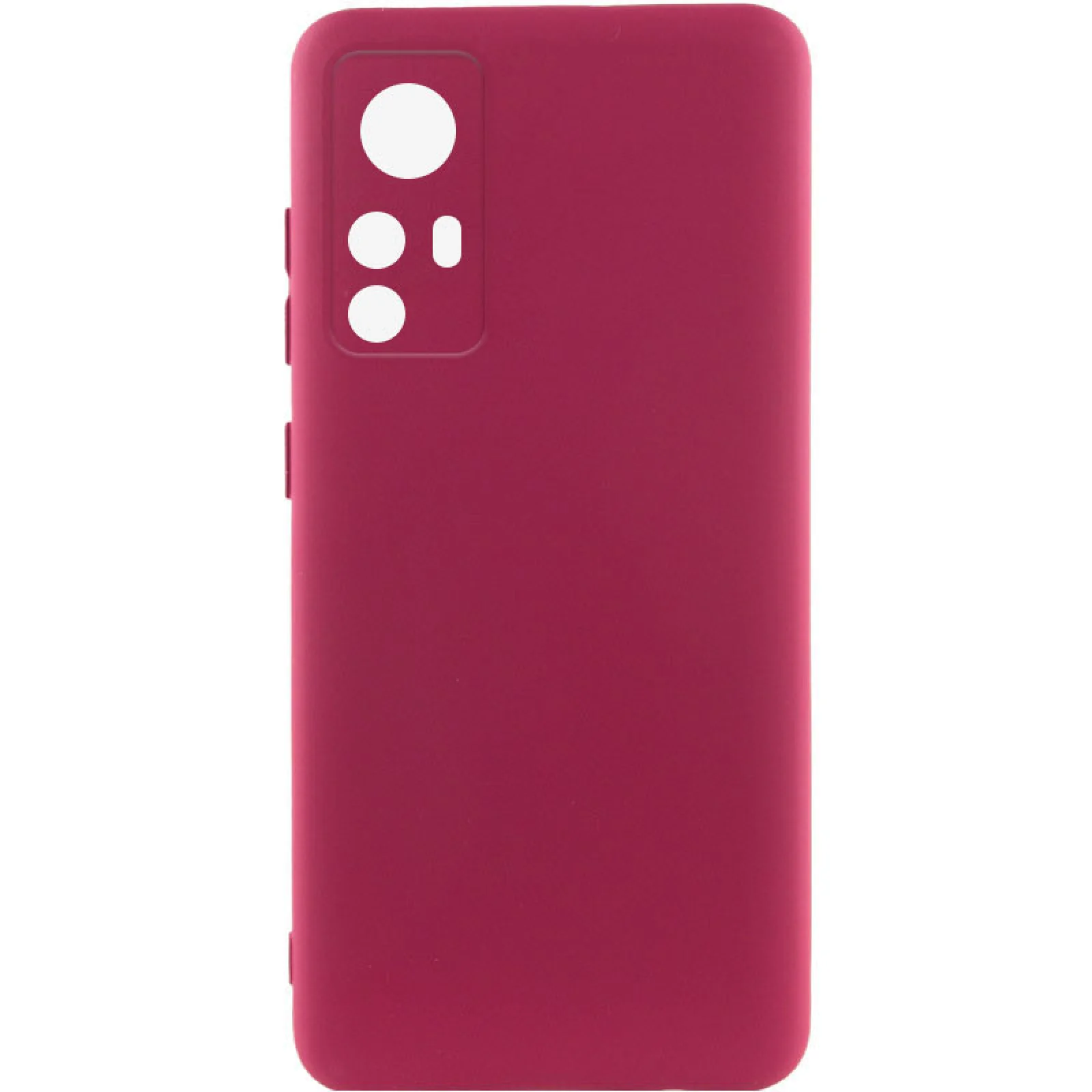 Чехол Silicone Cover Lakshmi Full Camera Marsala для Xiaomi 12T, Xiaomi 12T Pro