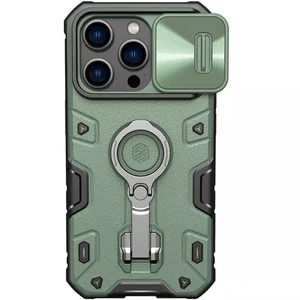 Чохол TPU+PC Nillkin Camshield Armor Pro No Logo Green для Apple iPhone 14 Pro