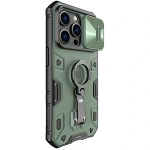 Чохол TPU+PC Nillkin Camshield Armor Pro No Logo Green для Apple iPhone 14 Pro