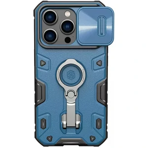 Чохол TPU+PC Nillkin Camshield Armor Pro No Logo Blue для Apple iPhone 14 Pro