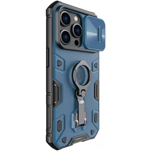 Чохол TPU+PC Nillkin Camshield Armor Pro No Logo Blue для Apple iPhone 14 Pro
