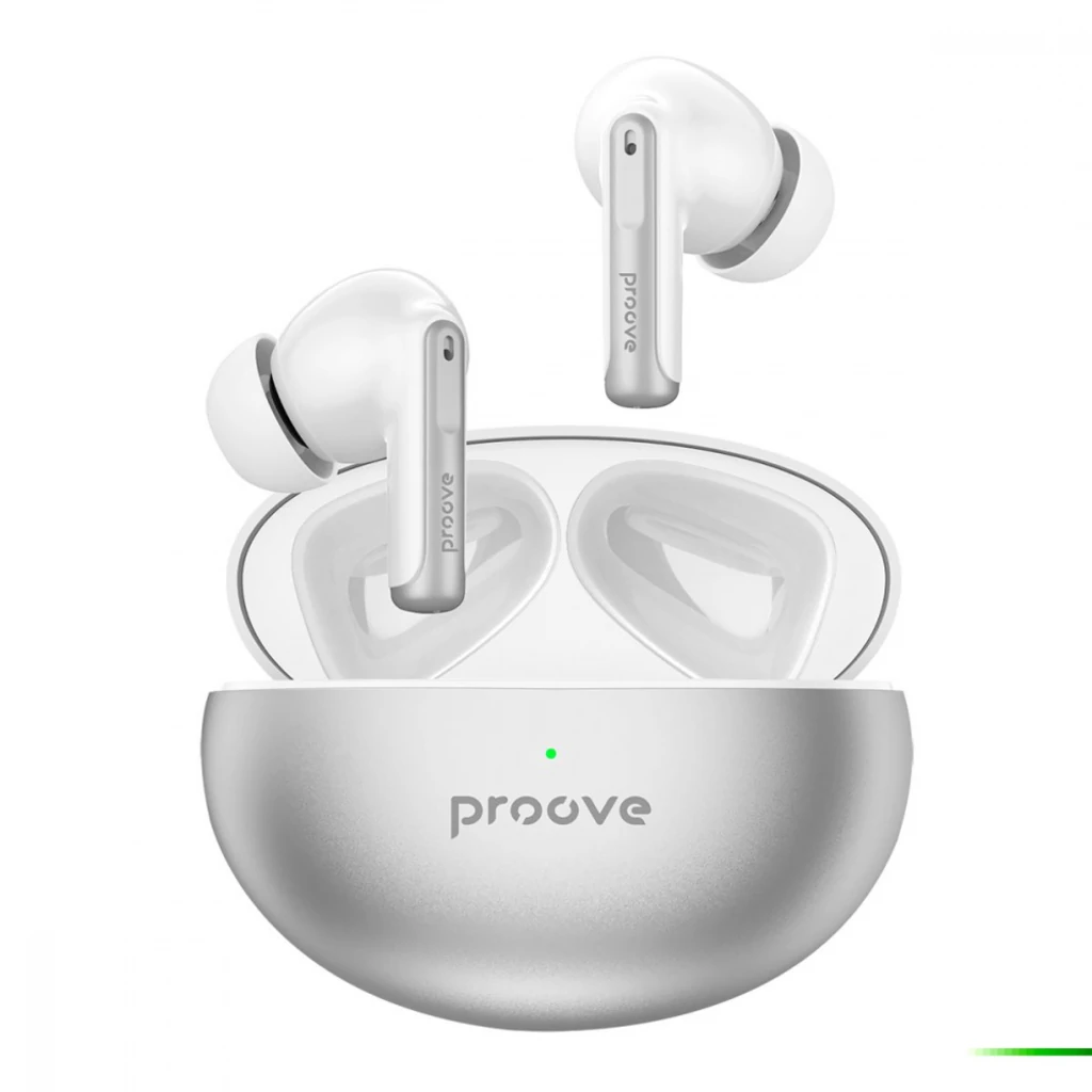 Беспроводные наушники Proove Thunder Buds TWS with ANC Silver (TWTB00010006)