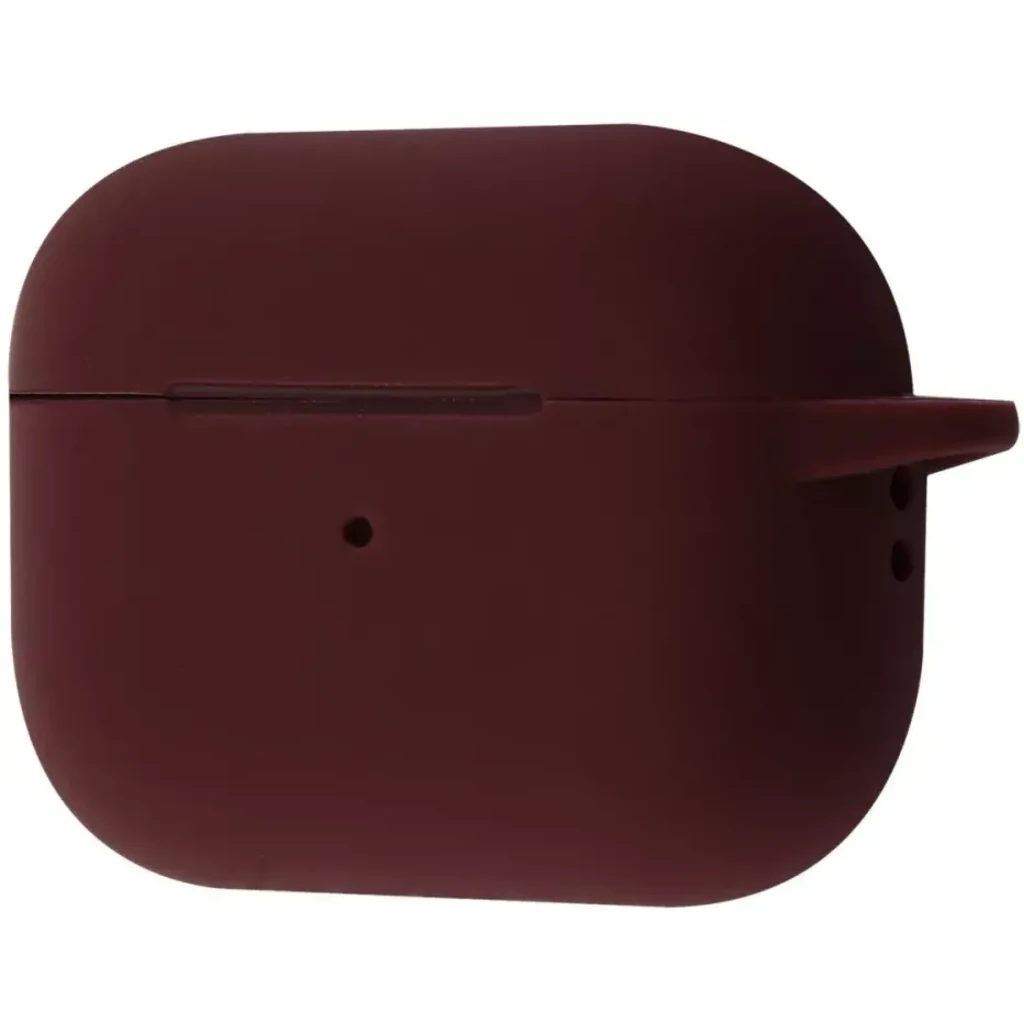 Чохол Silicone Case New with Clip Airpods Pro 2 Bordo