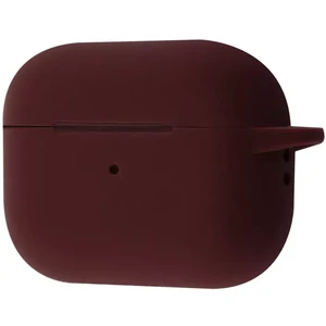 Колір: Бордовий - Чохол Silicone Case New with Clip Airpods Pro 2 Bordo