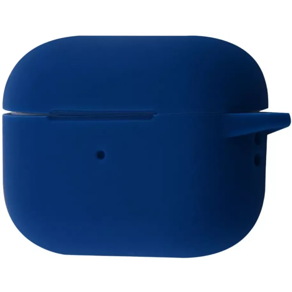 Чохол Silicone Case New with Clip Airpods Pro 2 Blue Cobalt