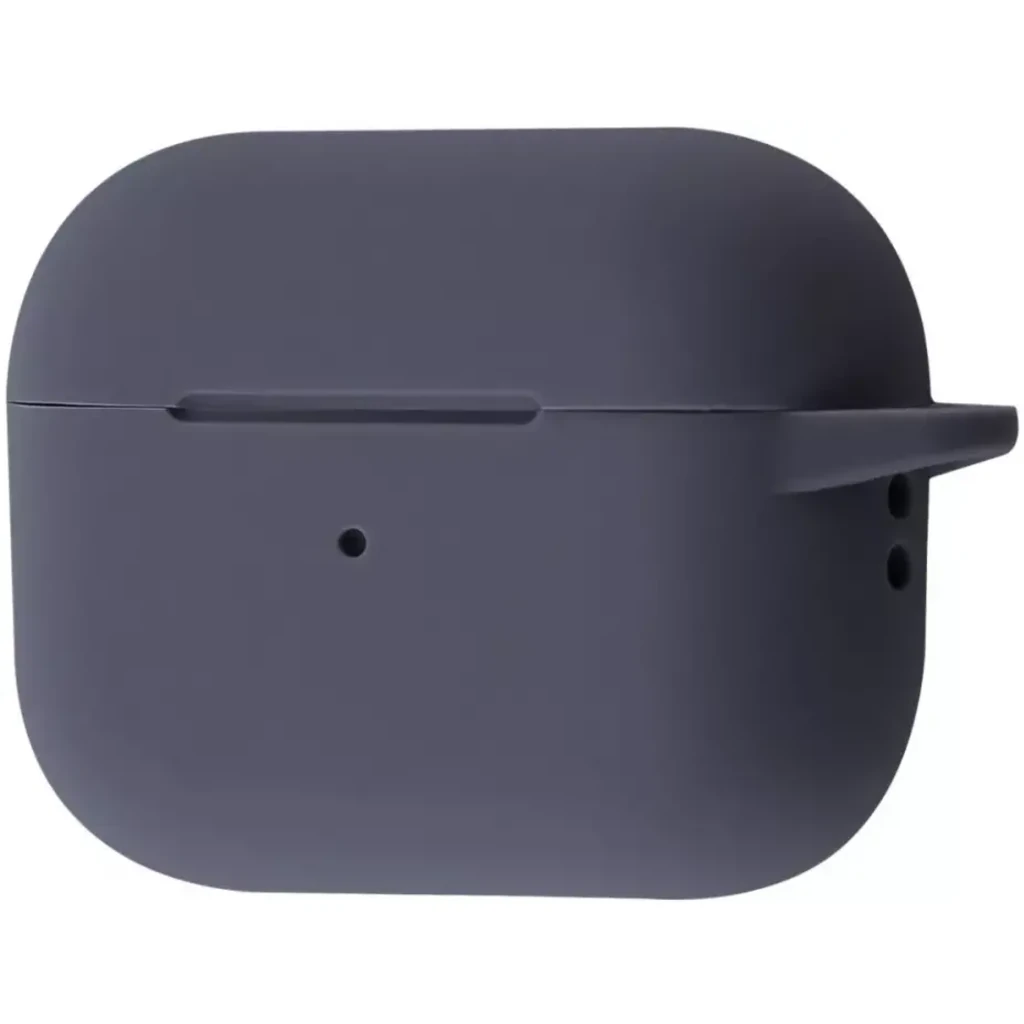 Чохол Silicone Case New with Clip Airpods Pro 2 Dark Gray