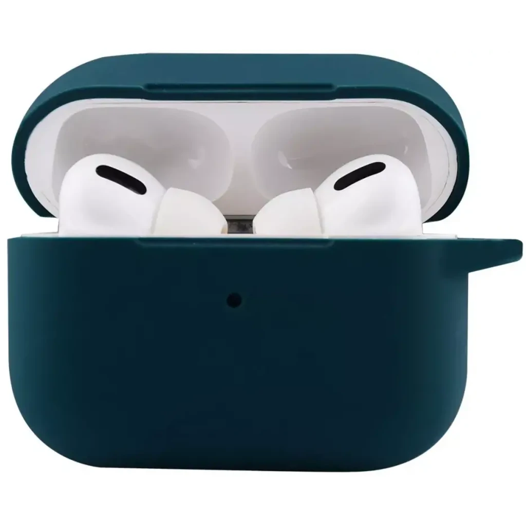 Чохол Silicone Case New with Clip Airpods Pro 2 Blue Cobalt