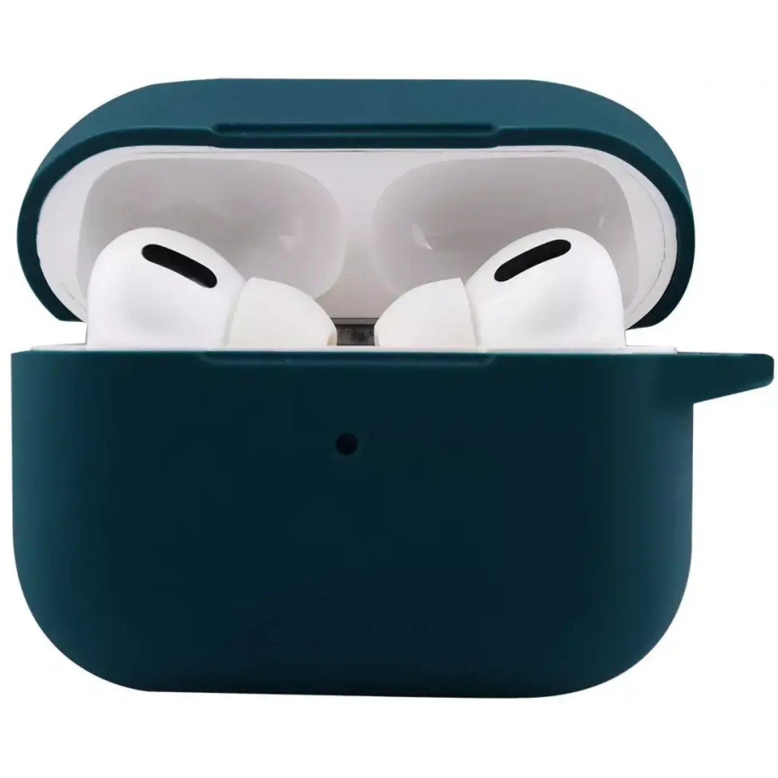 Чохол Silicone Case New with Clip Airpods Pro 2 Blue Cobalt