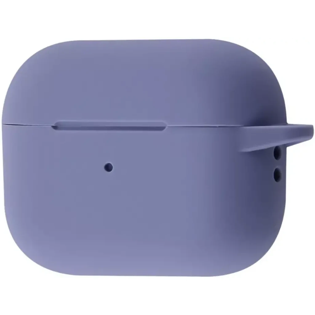 Чохол Silicone Case New with Clip Airpods Pro 2 Lavender Gray