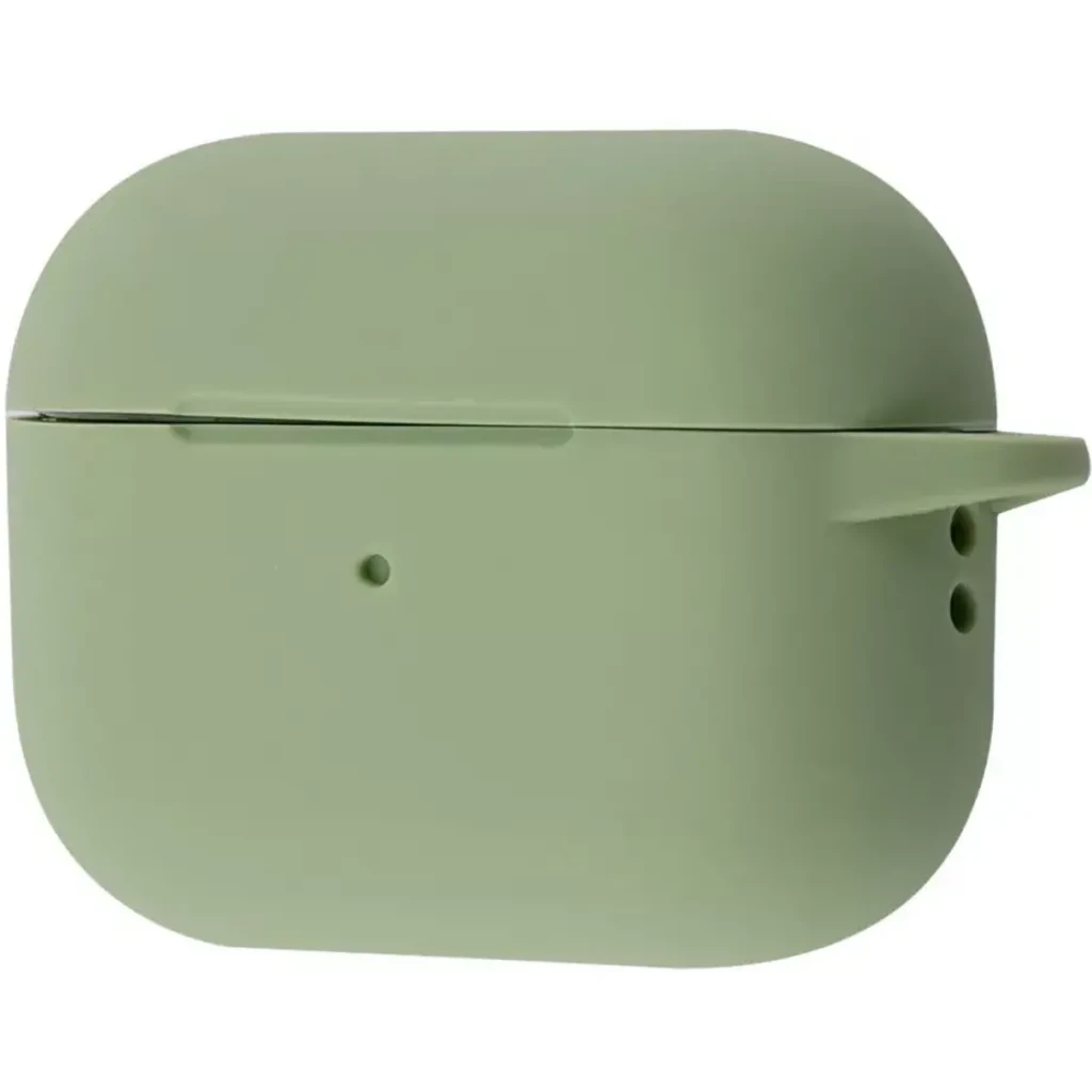 Чохол Silicone Case New with Clip Airpods Pro 2 Mint Gum