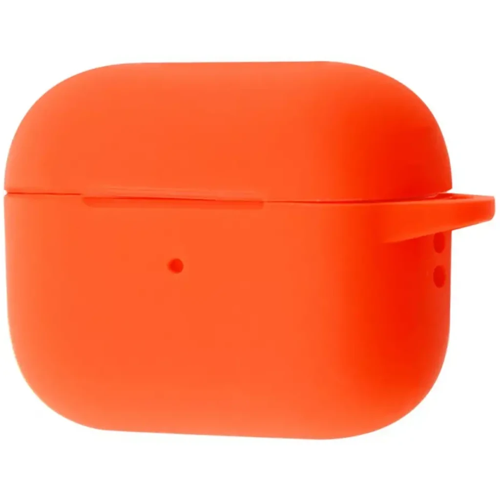 Чохол Silicone Case New with Clip Airpods Pro 2 Orange