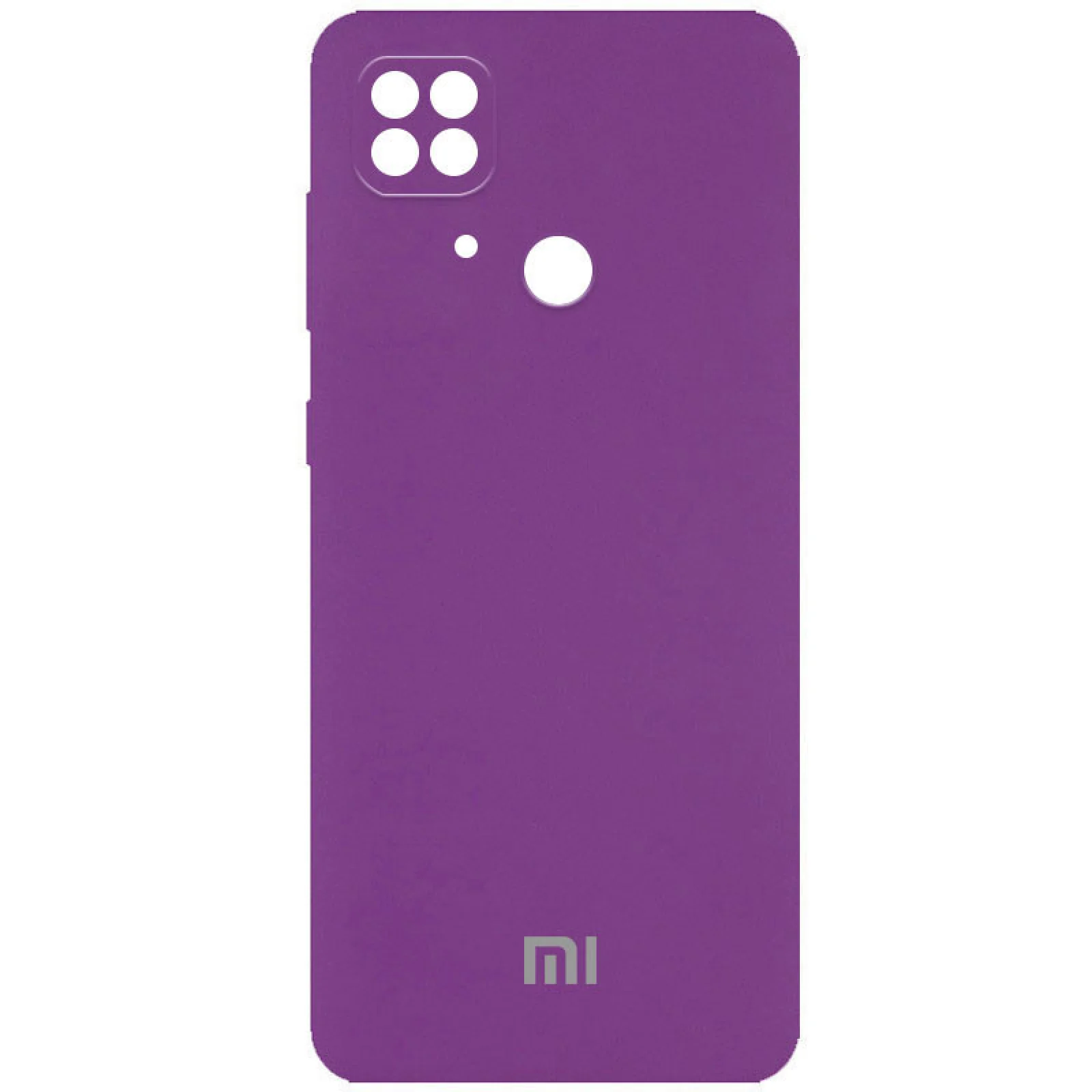 Чехол Silicone Cover Full Camera (AA) Grape для Xiaomi Redmi 10C