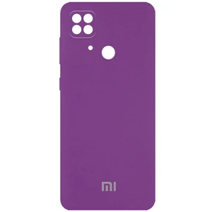 Чехол Silicone Cover Full Camera (AA) Grape для Xiaomi Redmi 10C