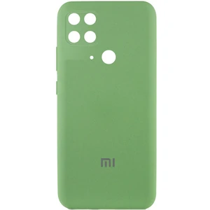 Чехол Silicone Cover Full Camera (AA) Mint для Xiaomi Redmi 10C