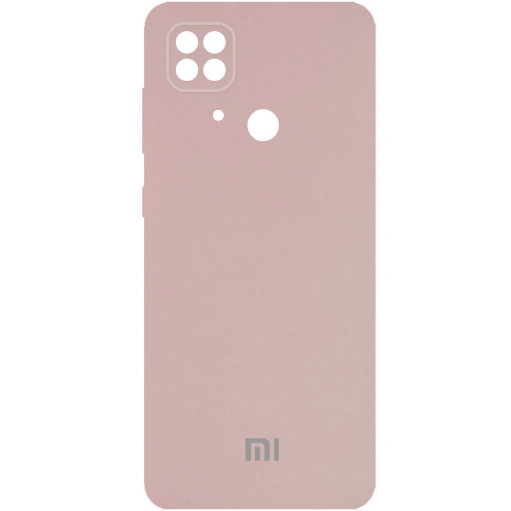 Чехол Silicone Cover Full Camera (AA) Pink Sand для Xiaomi Redmi 10C