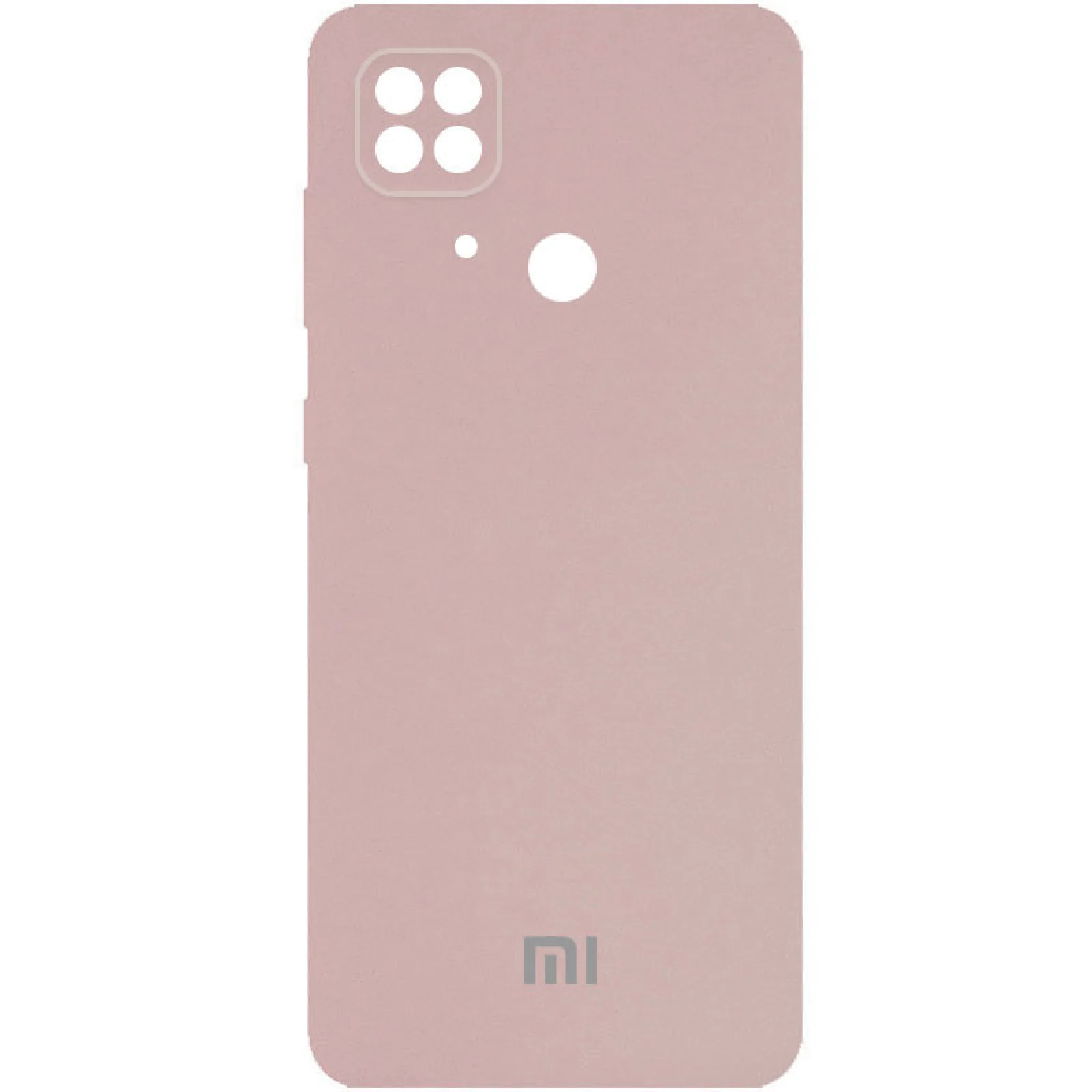 Чехол Silicone Cover Full Camera (AA) Pink Sand для Xiaomi Redmi 10C