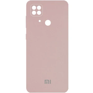 Чехол Silicone Cover Full Camera (AA) Pink Sand для Xiaomi Redmi 10C