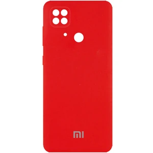 Цвет: Красный - Чехол Silicone Cover Full Camera (AA) Red для Xiaomi Redmi 10C