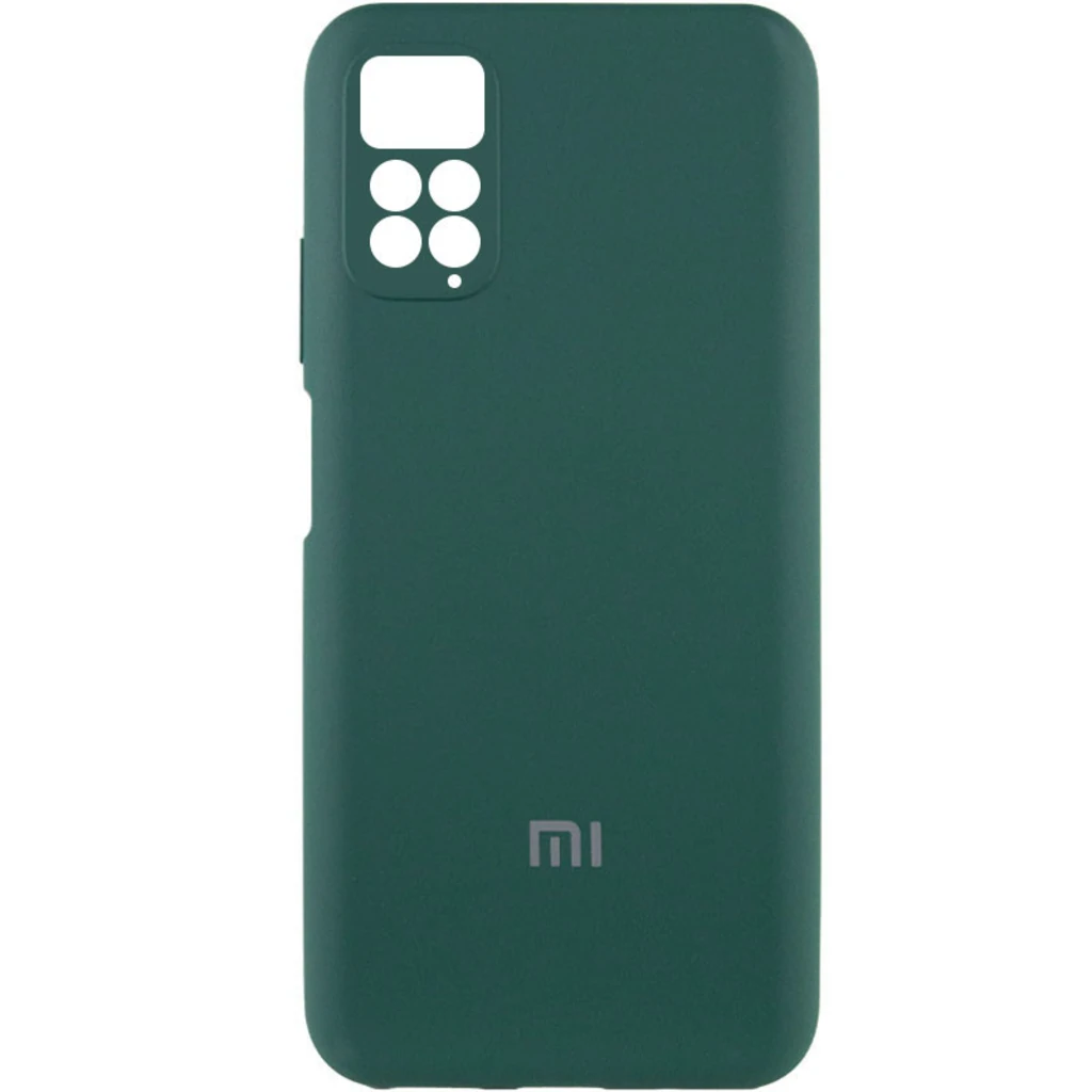 Чехол Silicone Cover Full Camera (AA) Pine Green для Xiaomi Redmi Note 11 Pro LTE, Xiaomi Redmi Note 11 Pro 5G, Xiaomi Redmi Note 12 Pro 4G