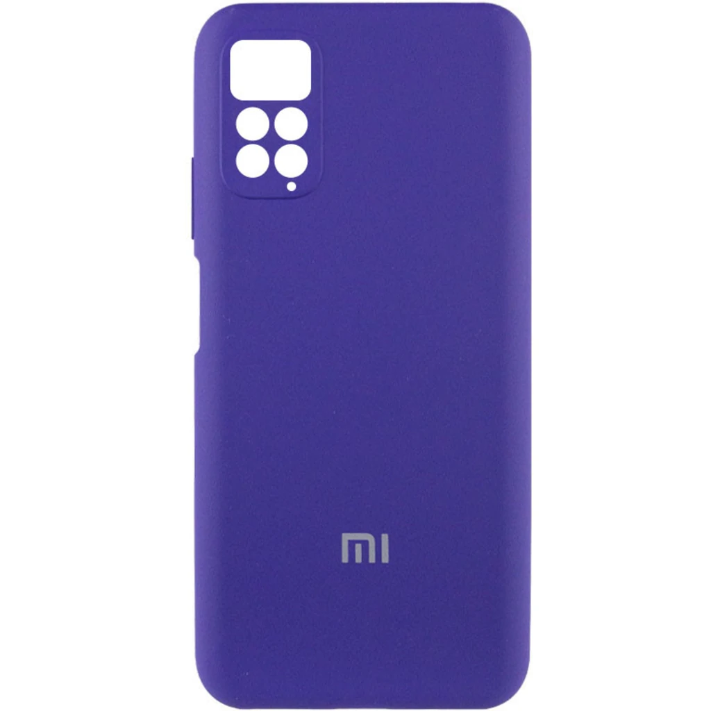 Чехол Silicone Cover Full Camera (AA) Purple для Xiaomi Redmi Note 11, Xiaomi Redmi Note 11S