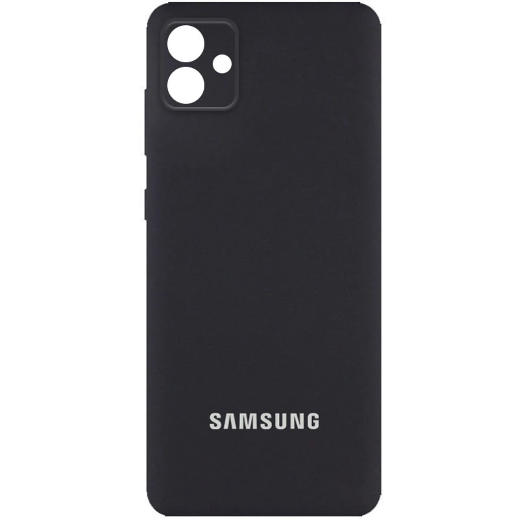 Чехол Silicone Cover Full Camera (AA) Black для Samsung Galaxy A04 SM-A045
