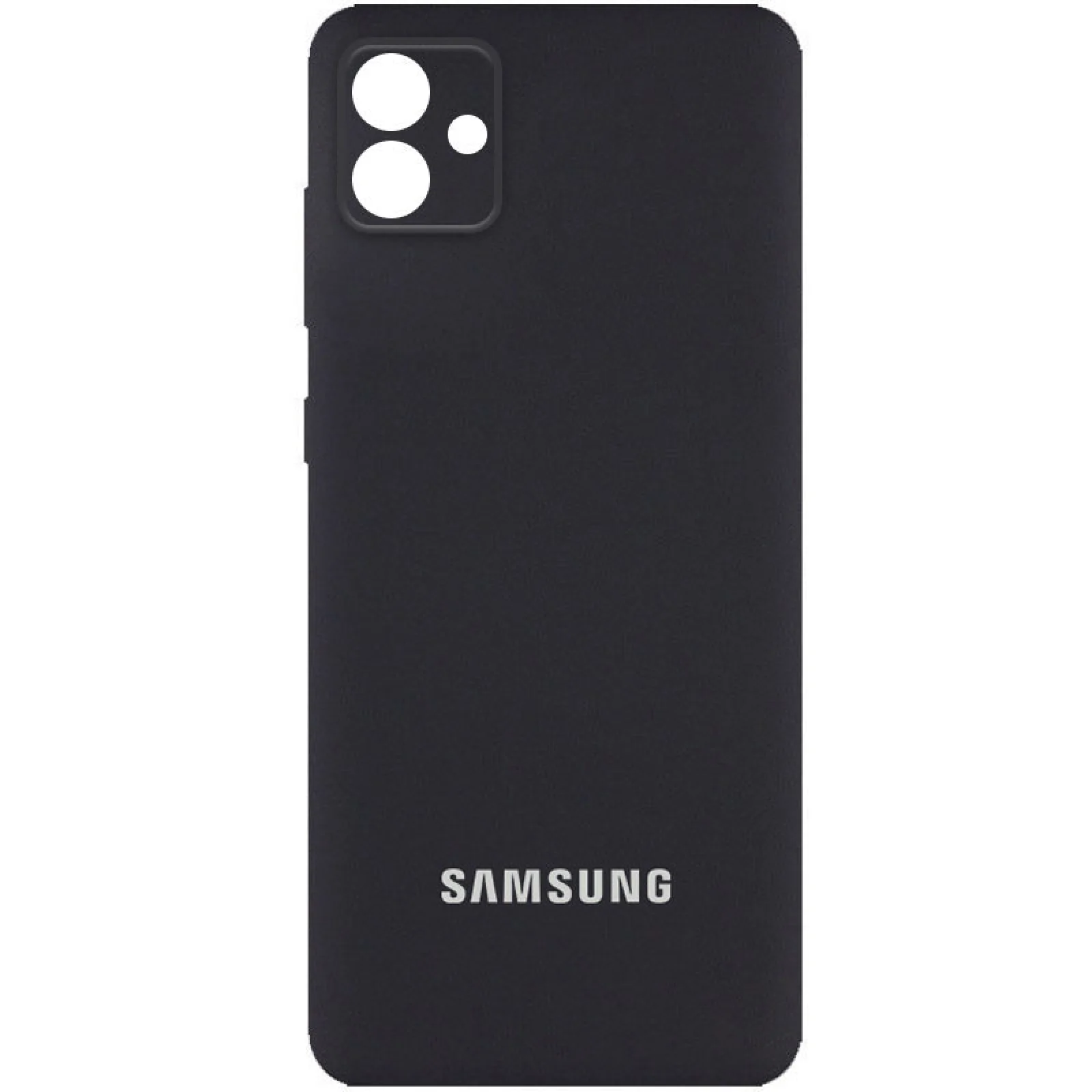 Чохол Silicone Cover Full Camera (AA) Black для Samsung Galaxy A04 SM-A045