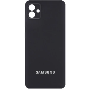 Цвет: Черный - Чехол Silicone Cover Full Camera (AA) Black для Samsung Galaxy A04 SM-A045