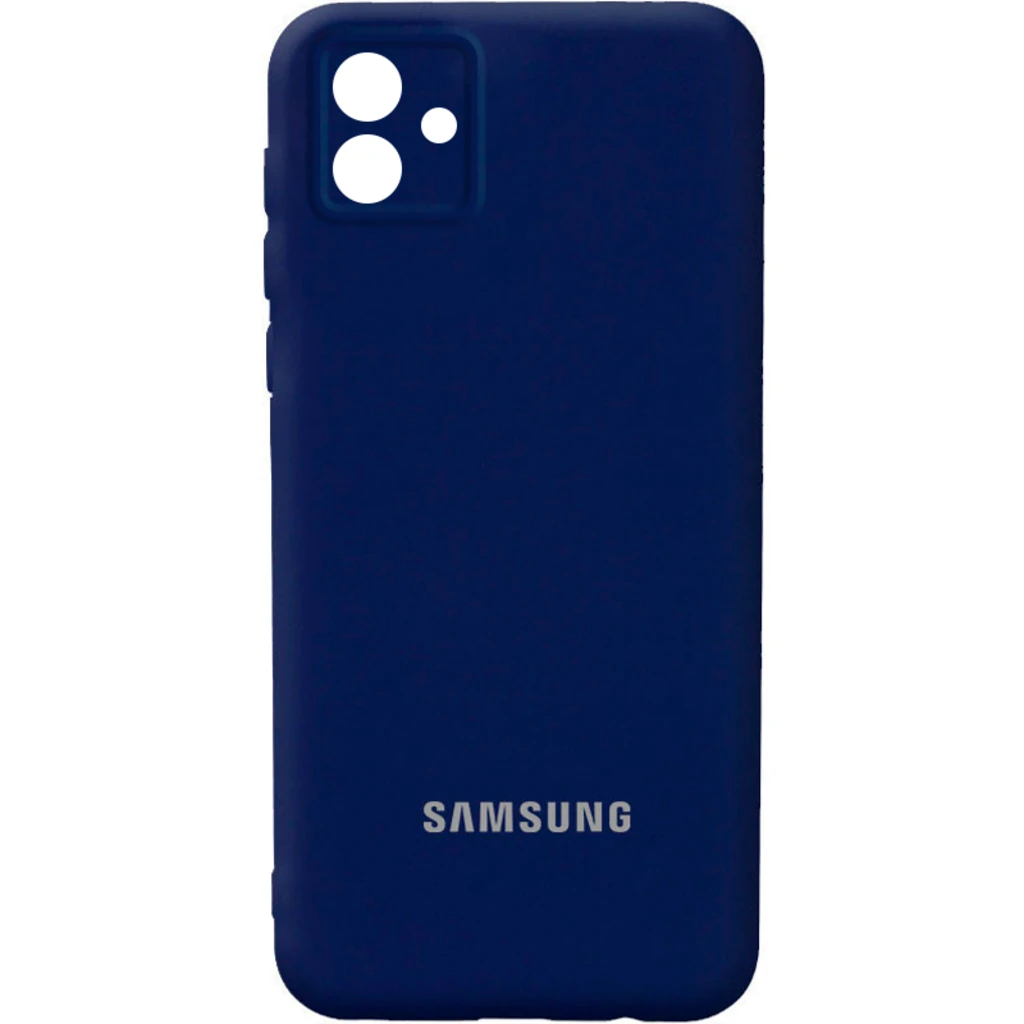 Чехол Silicone Cover Full Camera (AA) Midnight Blue для Samsung Galaxy A04 SM-A045