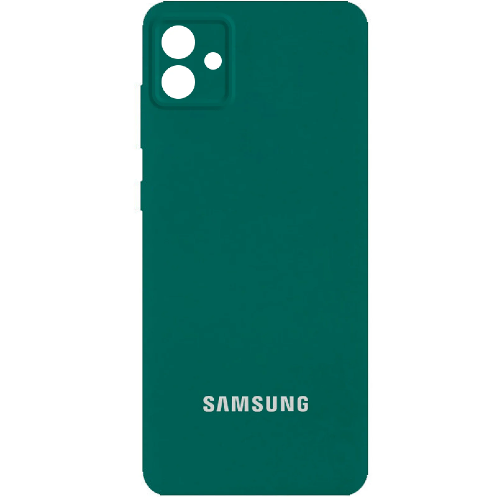 Чехол Silicone Cover Full Camera (AA) Pine Green для Samsung Galaxy A04 SM-A045