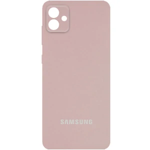 Чехол Silicone Cover Full Camera (AA) Pink Sand для Samsung Galaxy A04 SM-A045