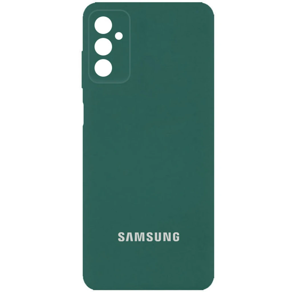 Чехол Silicone Cover Full Camera (AA) Pine Green для Samsung Galaxy A04s SM-A047
