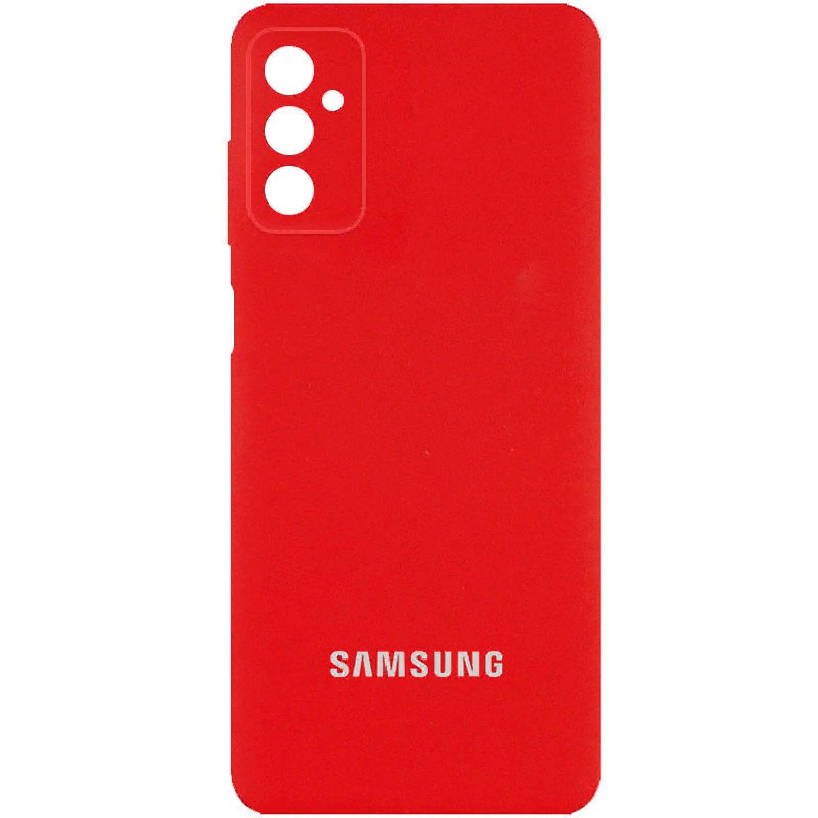 Чохол Silicone Cover Full Camera (AA) Red для Samsung Galaxy A04s SM-A047
