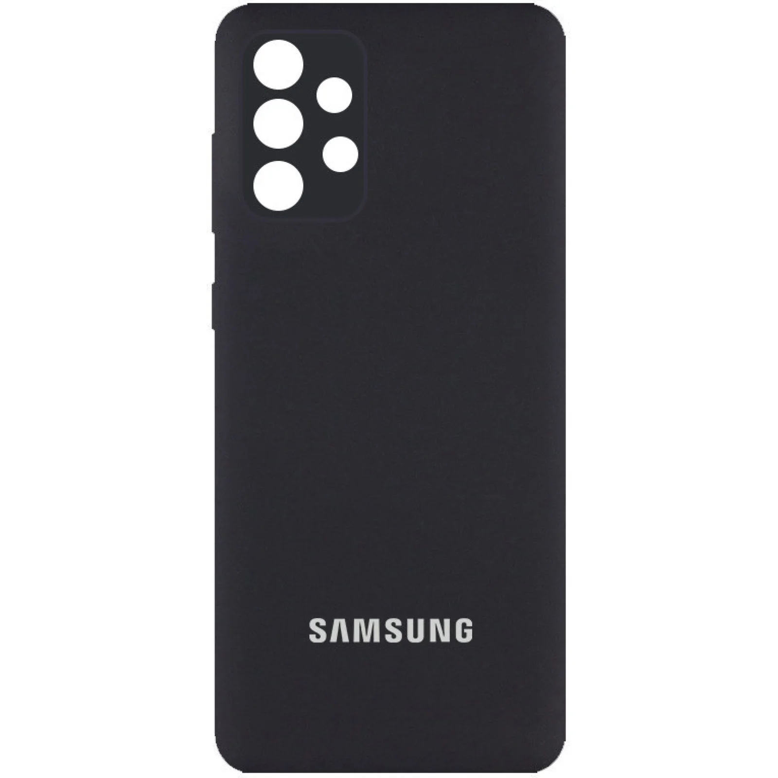 Чехол Silicone Cover Full Camera (AA) Black для Samsung Galaxy A53 5G SM-A536