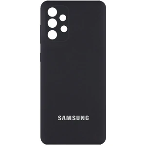 Цвет: Черный - Чехол Silicone Cover Full Camera (AA) Black для Samsung Galaxy A53 5G SM-A536