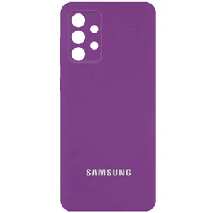 Чехол Silicone Cover Full Camera (AA) Grape для Samsung Galaxy A53 5G SM-A536