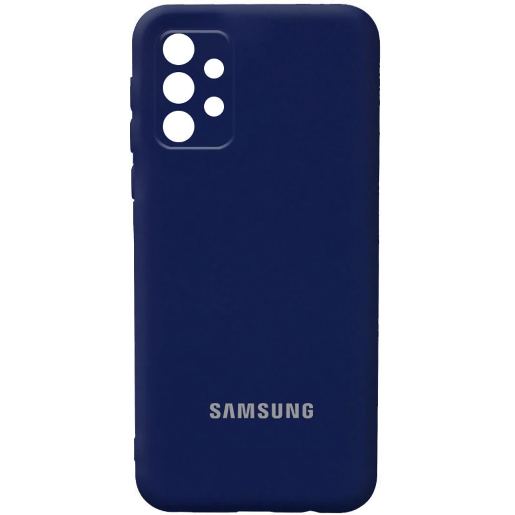 Чехол Silicone Cover Full Camera (AA) Midnight Blue для Samsung Galaxy A13 SM-A135