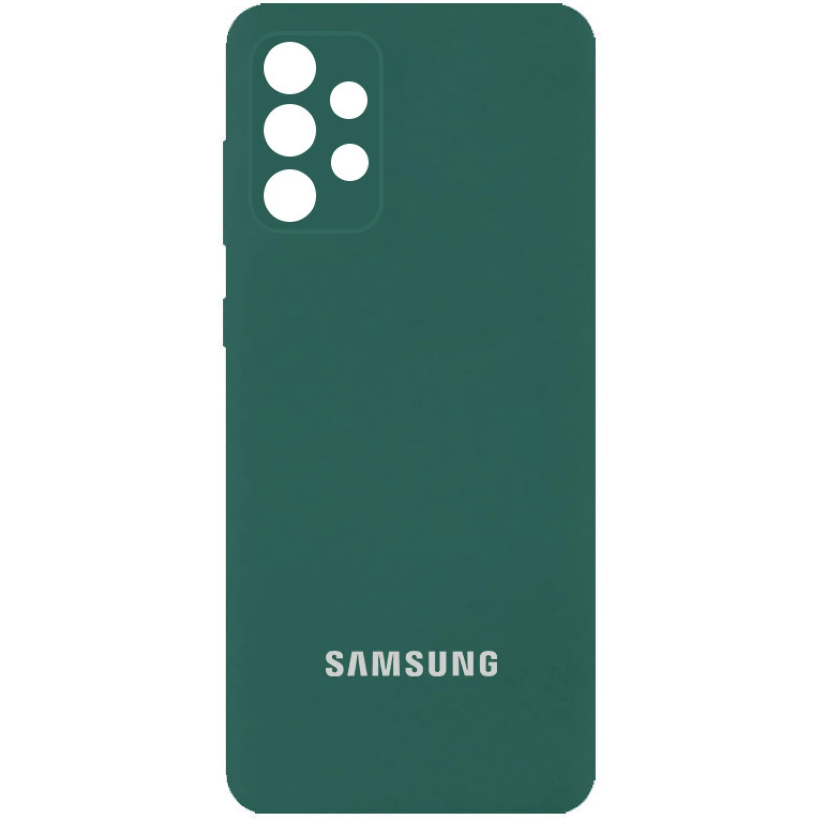 Чохол Silicone Cover Full Camera (AA) Pine Green для Samsung Galaxy A53 5G SM-A536