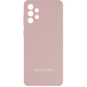 Цвет: Розовый - Чехол Silicone Cover Full Camera (AA) Pink Sand для Samsung Galaxy A53 5G SM-A536