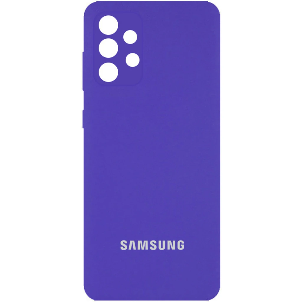 Чохол Silicone Cover Full Camera (AA) Purple для Samsung Galaxy A13 SM-A135