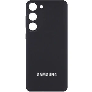 Цвет: Черный - Чехол Silicone Cover Full Camera (AA) Black для Samsung Galaxy S23 Plus SM-S916