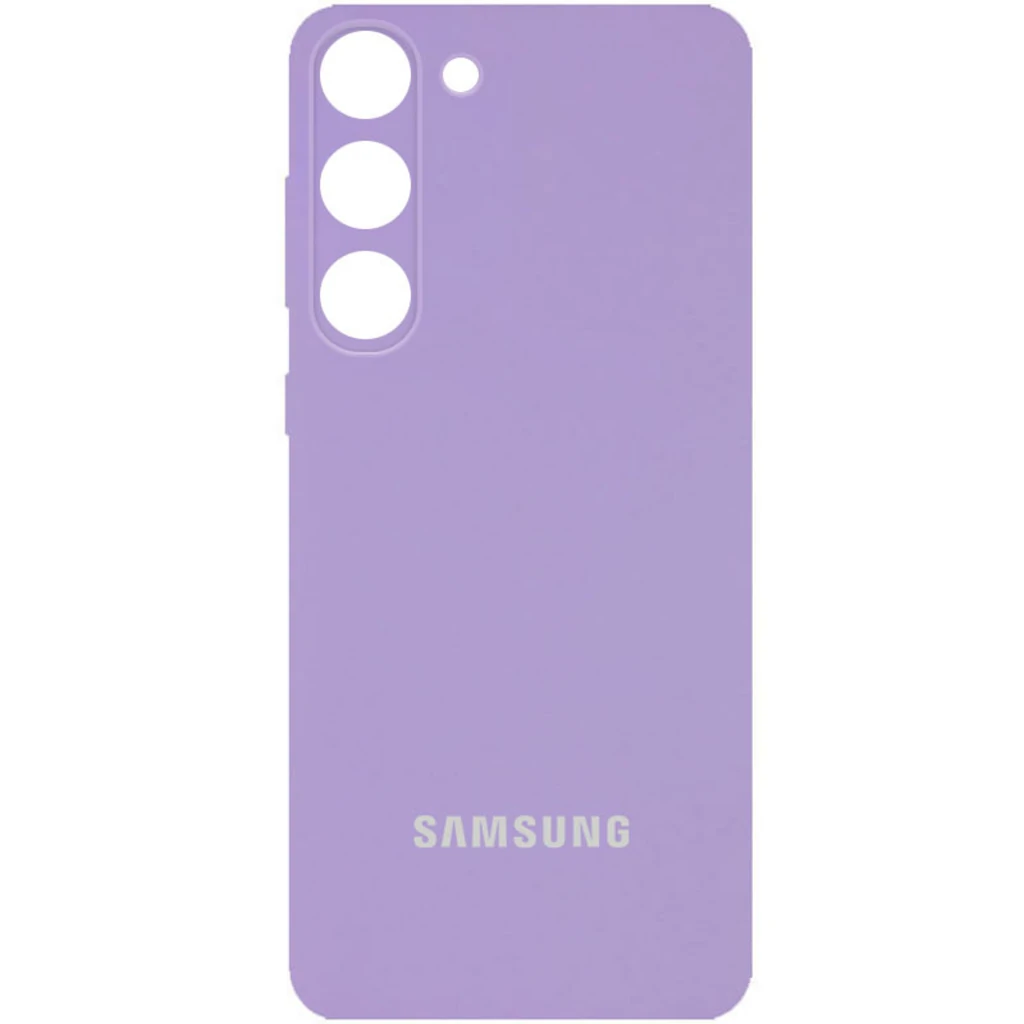 Чехол Silicone Cover Full Camera (AA) Dasheen для Samsung Galaxy S23 Plus SM-S916
